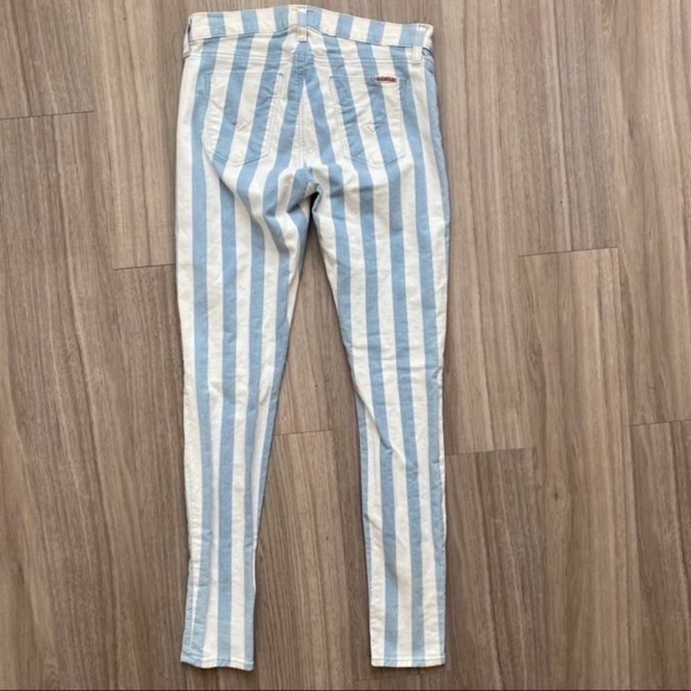 HUDSON JEANS 'Krista' Stripe Super Skinny … - Picture 7 of 11